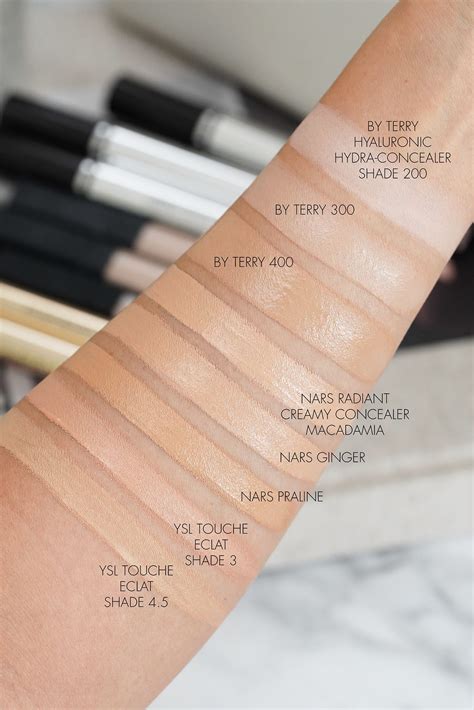 ysl touche eclat concealer swatches